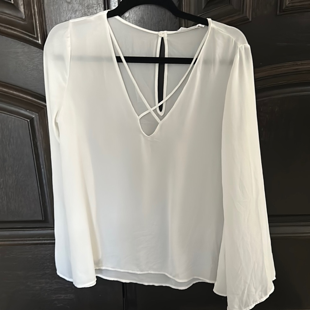 Elegant White Women's Top
